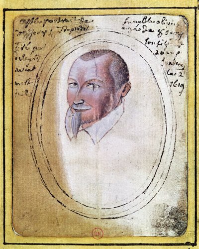Ritratto di Olivier de Serres (1539-1619) da Daniel de Serres